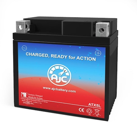 Bsc Preferred Honda XLR150 150CC Motorcycle Replacement Battery 2000 AJC-PS-ATX5L-527260